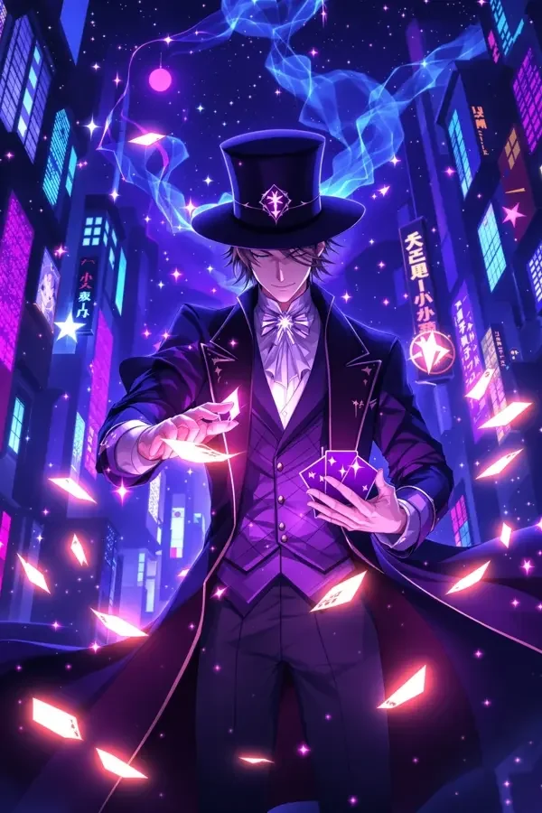 暗夜魔术师 番剧封面海报