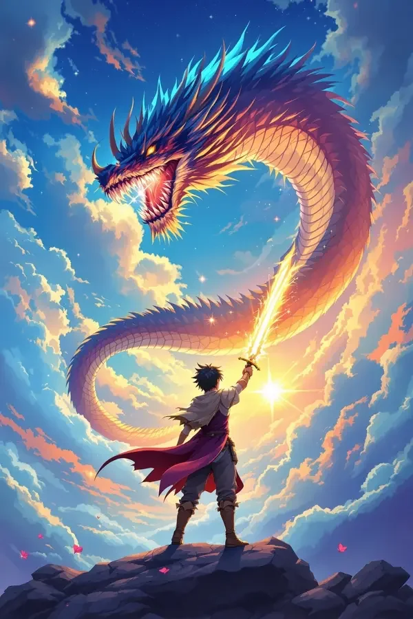 龙与少年剑士 番剧封面海报